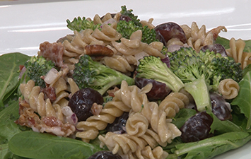 Broccoli Grape Pasta Salad