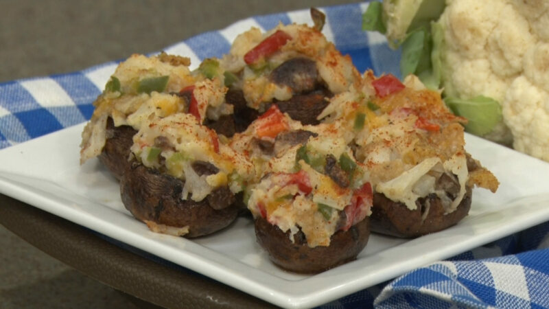 Cauliflower Mushroom Poppers