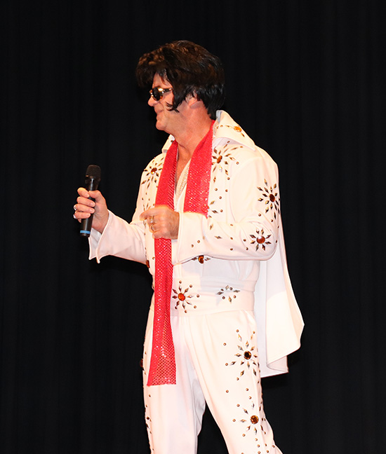 Eddie Blankenship in Elvis impersonation