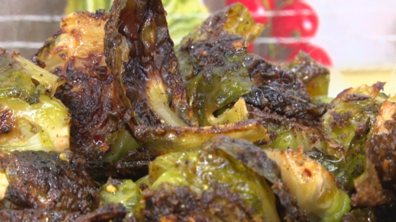 Sweet & Spicy Brussels Sprouts