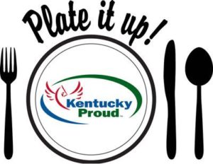 Kentucky Proud logo: Plate it up!